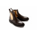 Kinsey Dealer boot stitched toe brown